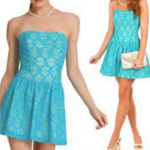 Lilly Pulitzer dress strapless new